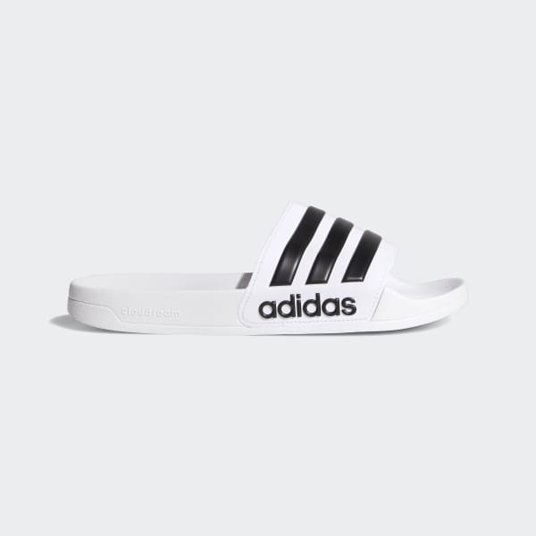 White adidas slippers Outlet