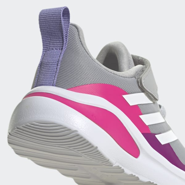 adidas FortaRun Elastic Lace Top Strap Running Shoes - Grey | adidas UK