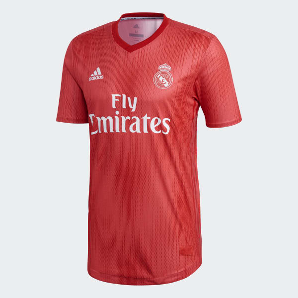 adidas Real Madrid Authentic Third Jersey - Red | adidas UK