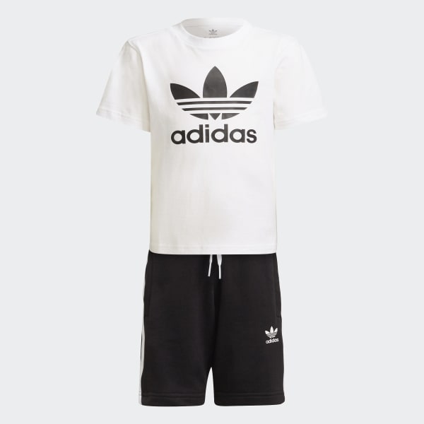 Adidas shorts shirt set clearance