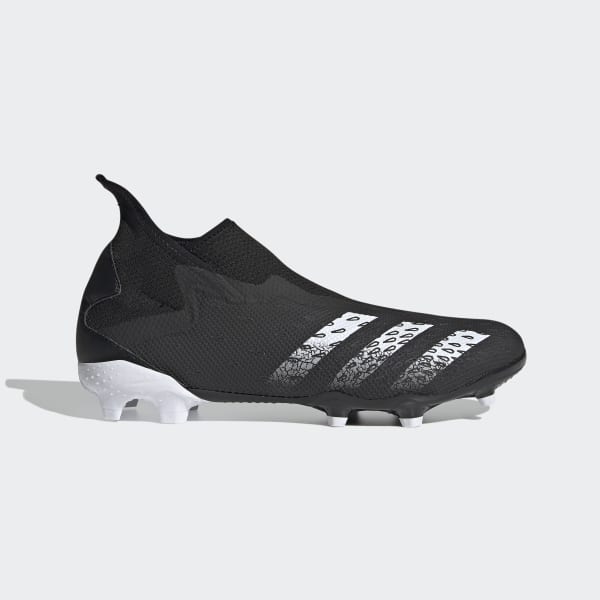 Adidas predator black laceless clearance