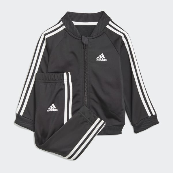 adidas 3-Stripes Tricot Tracksuit - Black | adidas UK