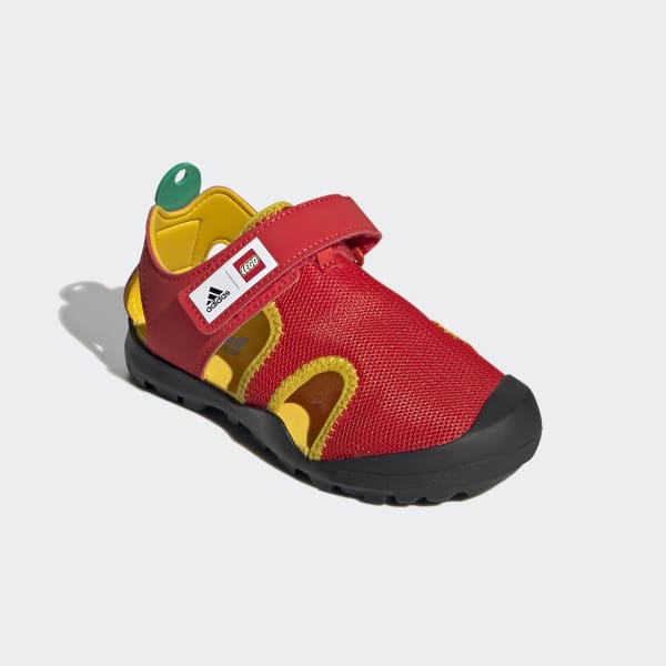 adidas x LEGO® Captain Toey Sandals - Red | adidas UK