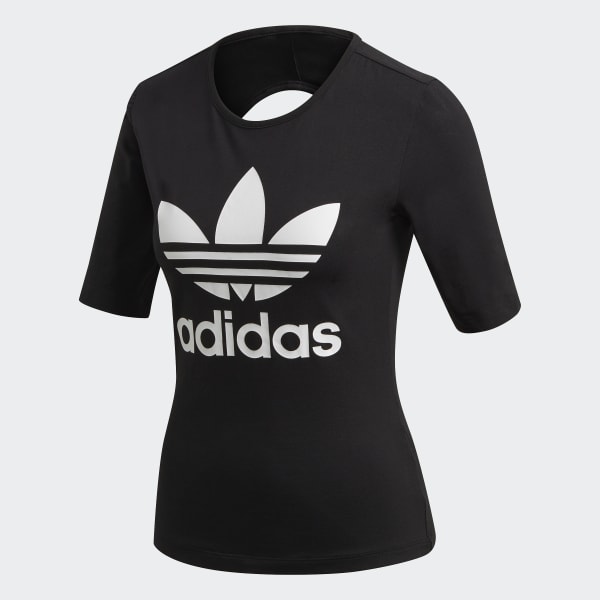 adidas Cutout T-Shirt - Black | adidas UK