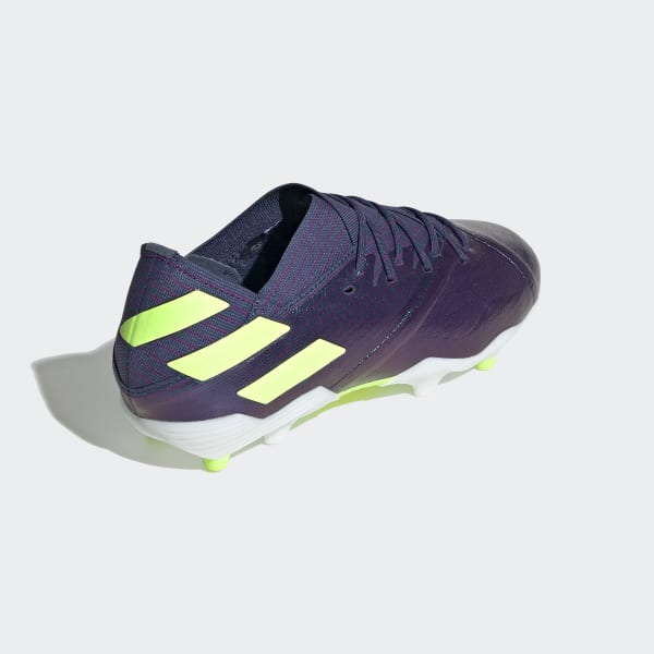 Adidas Nemeziz Messi 19 1 Firm Ground Boots Blue Adidas Uk