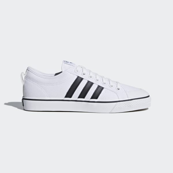 Nizza Cloud White and Core Black Shoes
