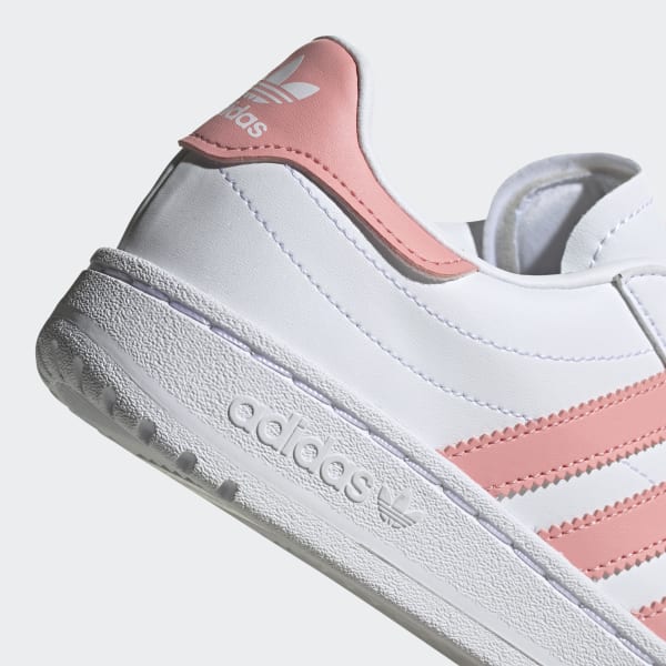 adidas Girls' Team Court Shoes in White and Pink | adidas UK