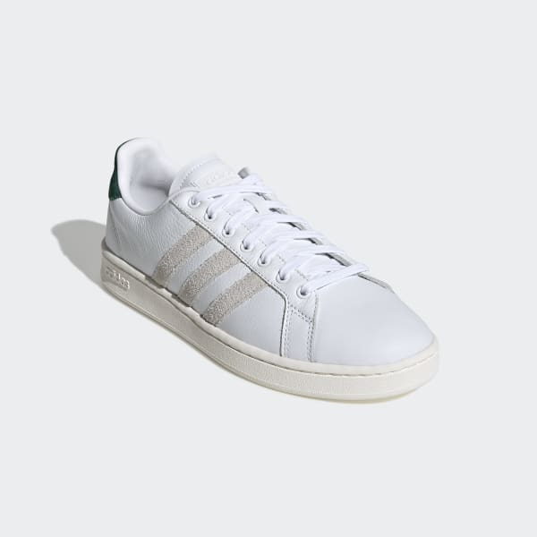 adidas grand court raw white